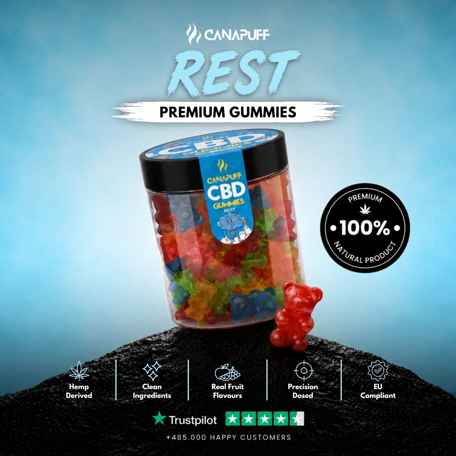 Gumisie CBD Odpoczynek