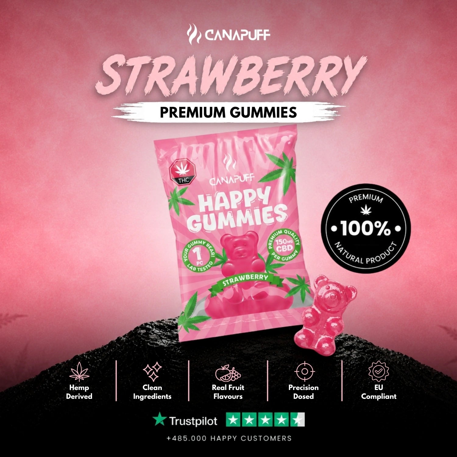 CBD Guminukai Strawberry