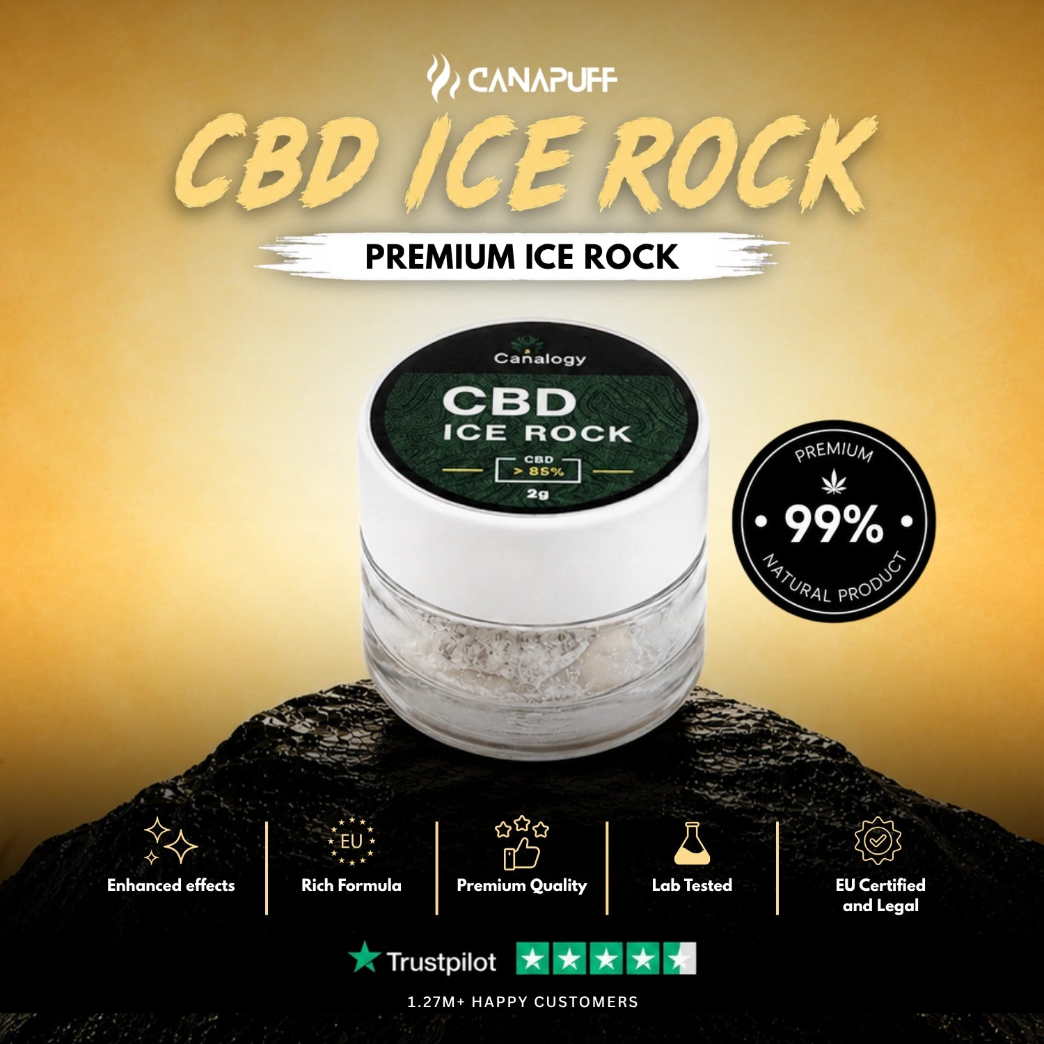 CBD IceRock CBD 85%