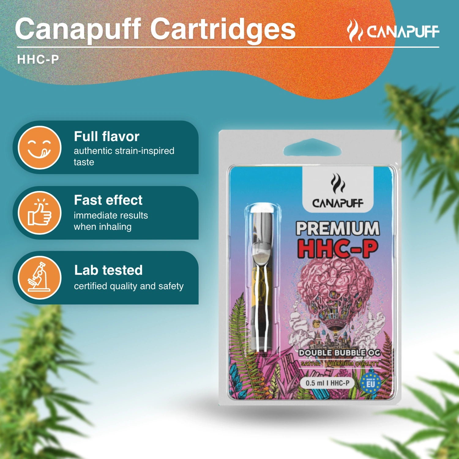DOUBLE BUBBLE OG - HHC-P 96% - cartridge - Canapuff