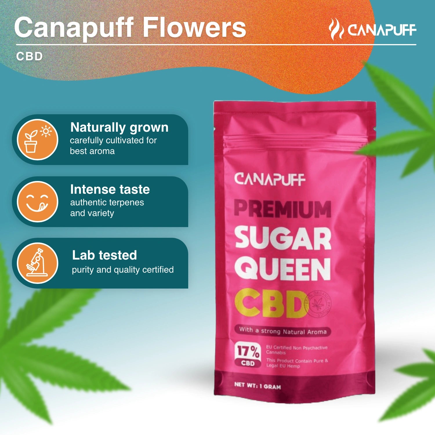 Sugar Queen 17% - Fiori CBD - Canapuff