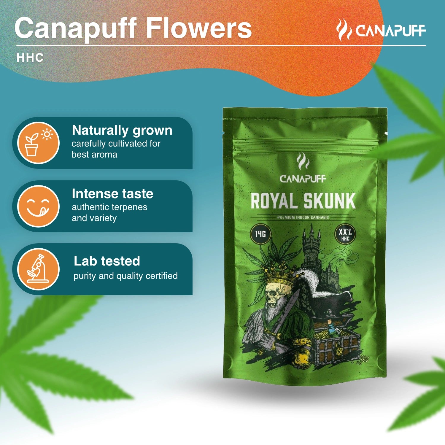 Royal Skunk 30% - HHC Flowers - CanaPuff
