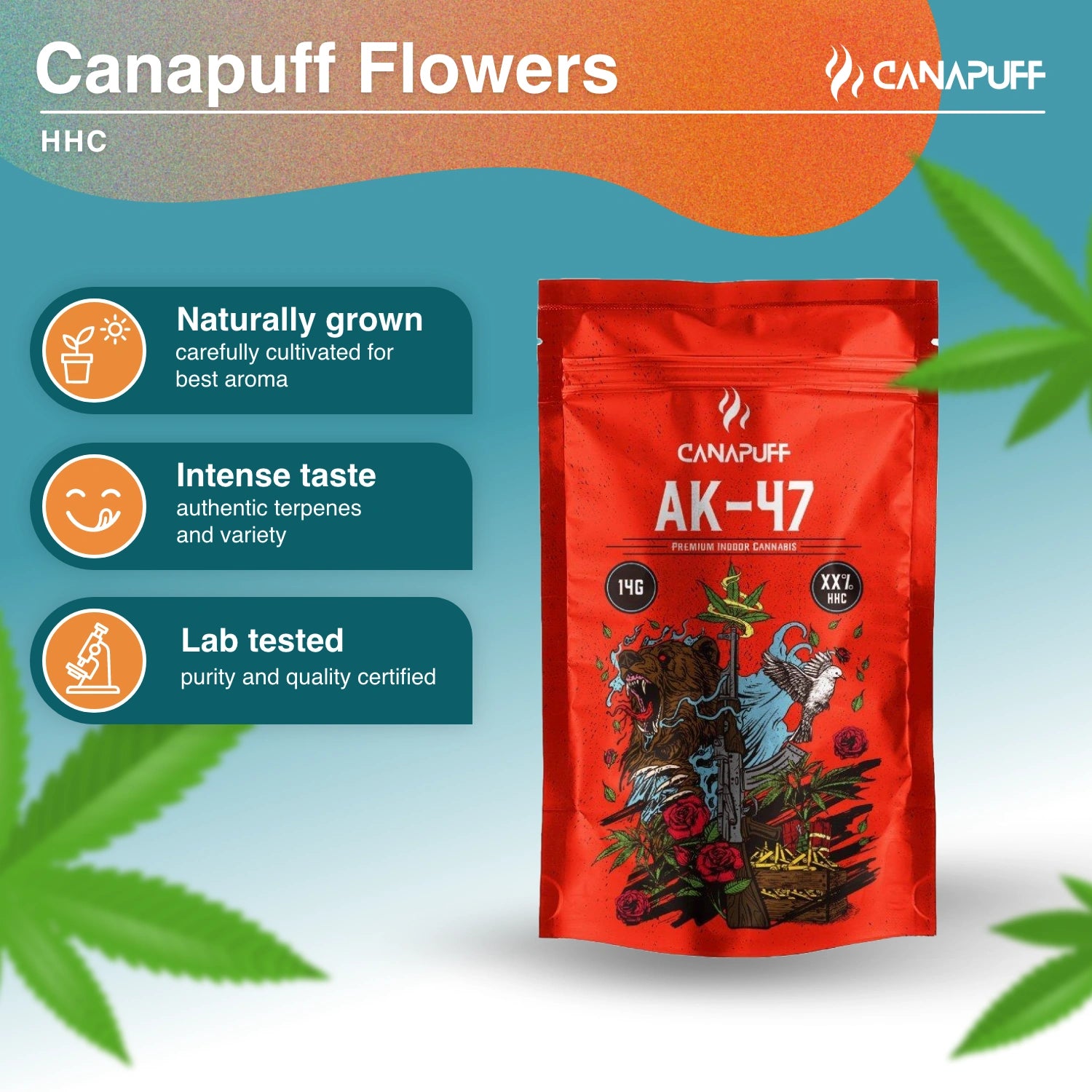 AK 47 20% - HHC Flowers - CanaPuff