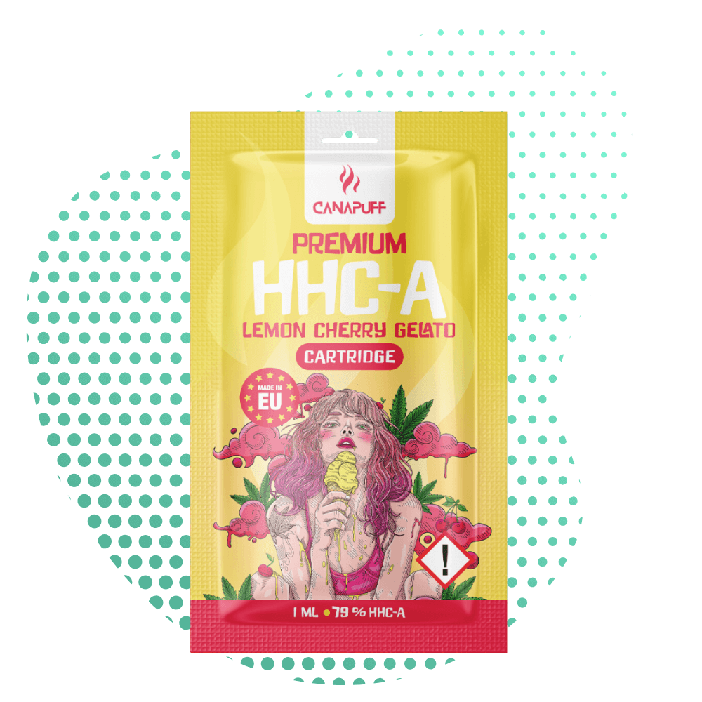 Canapuff - Lemon Cherry Gelato - HHC-A 79% - cartridge Canapuff