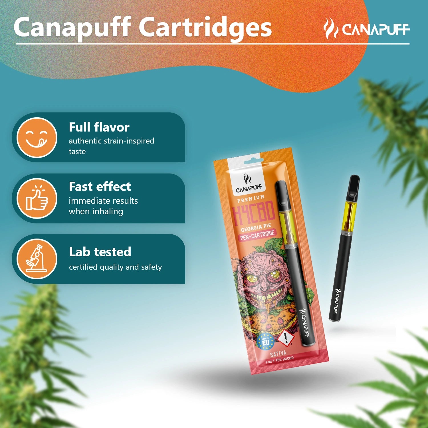 Georgia Pie - H4CBD 95% - Pen+Cartridges