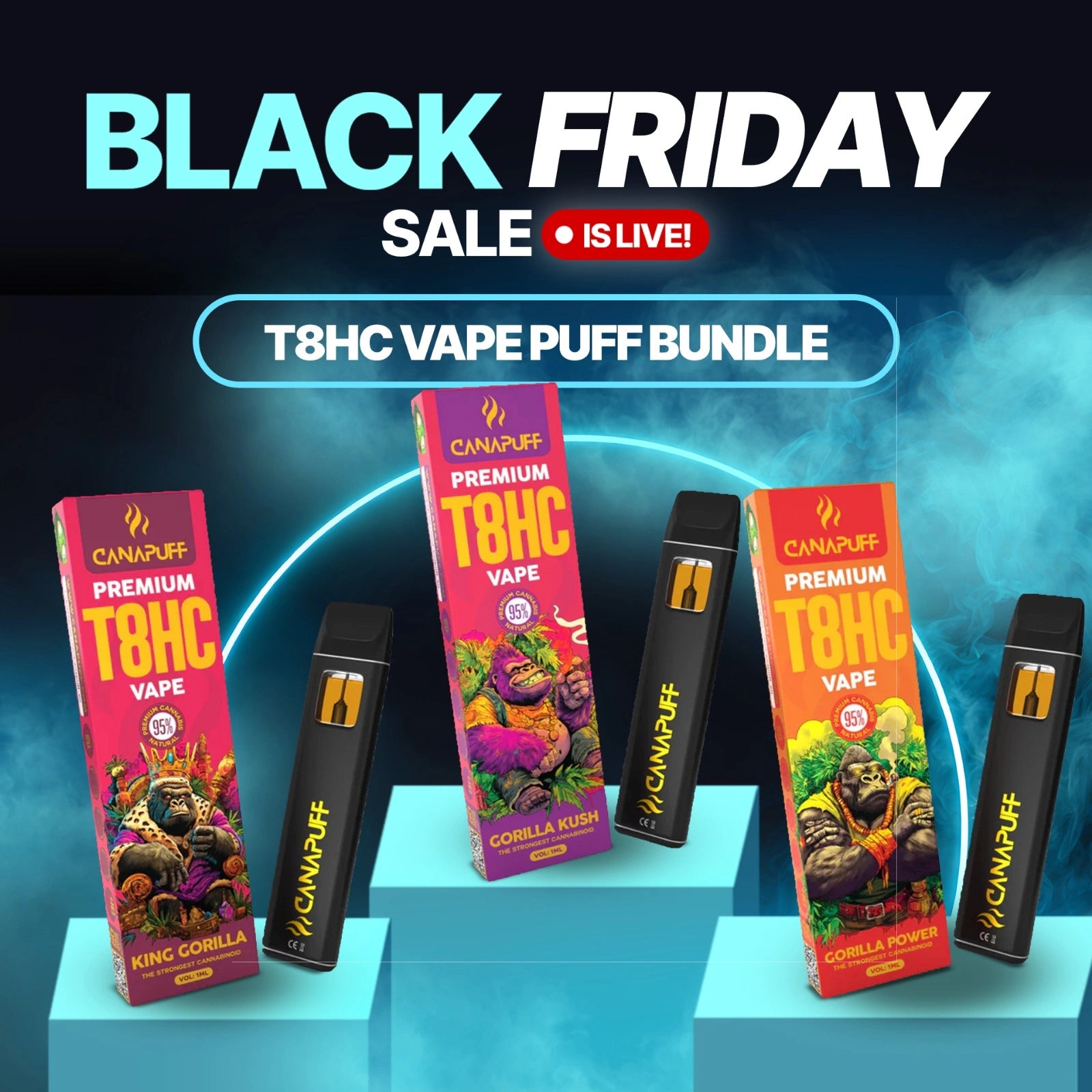 T8HC Vape Puff Bundle