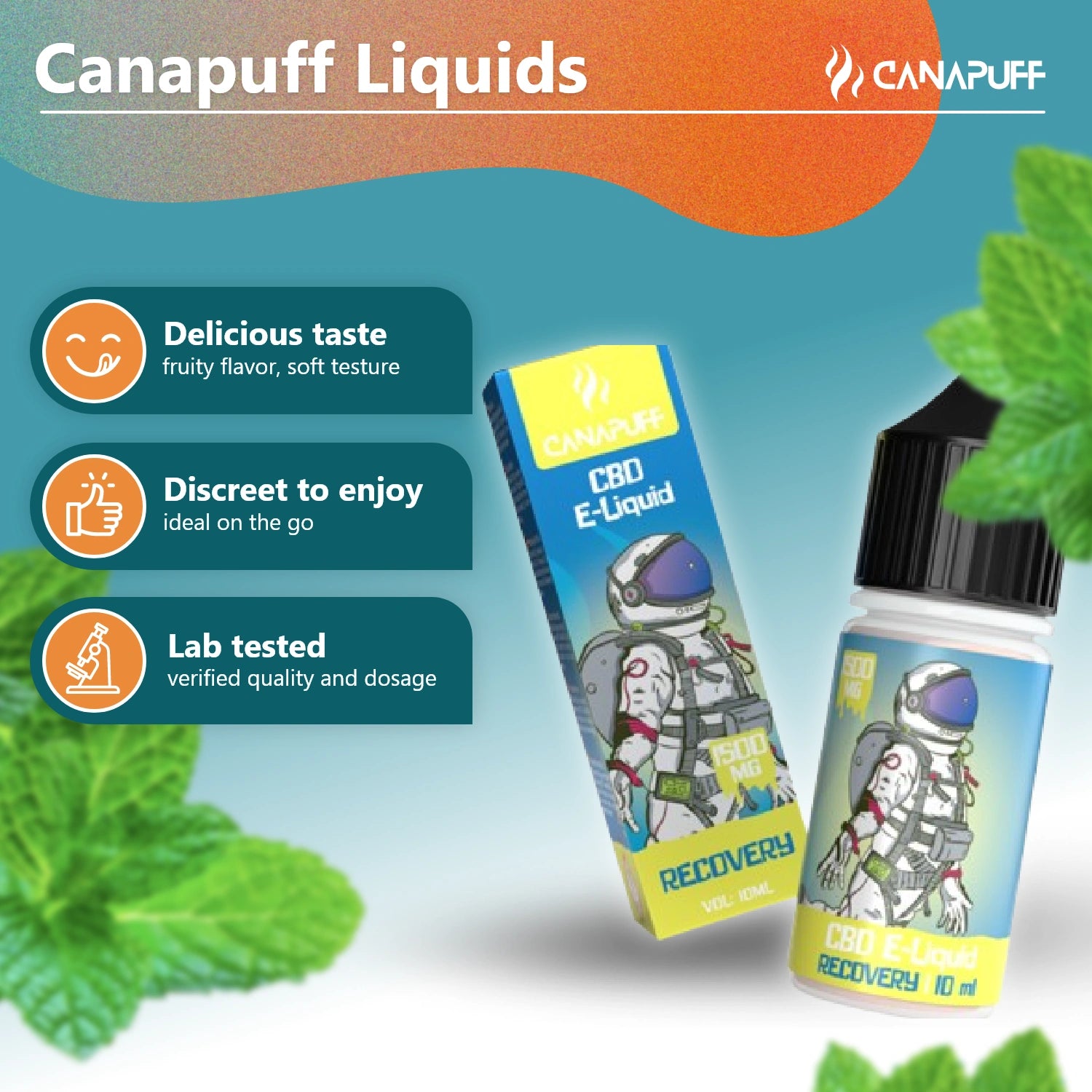 CBD liquid Recovery 1.500 mg