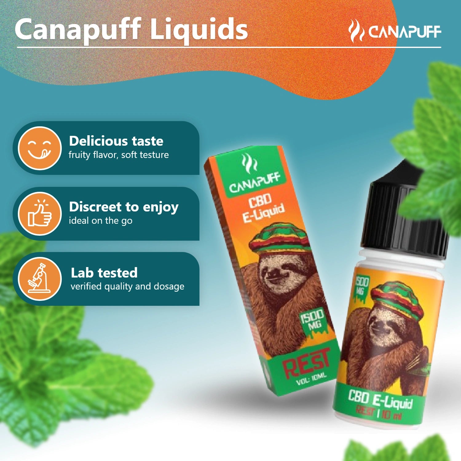 CBD Liquid 1.500mg - Rust