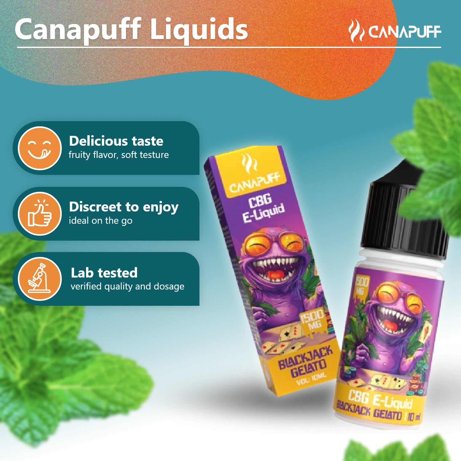 CBG liquid Blackjack Gelato 1.500 мг