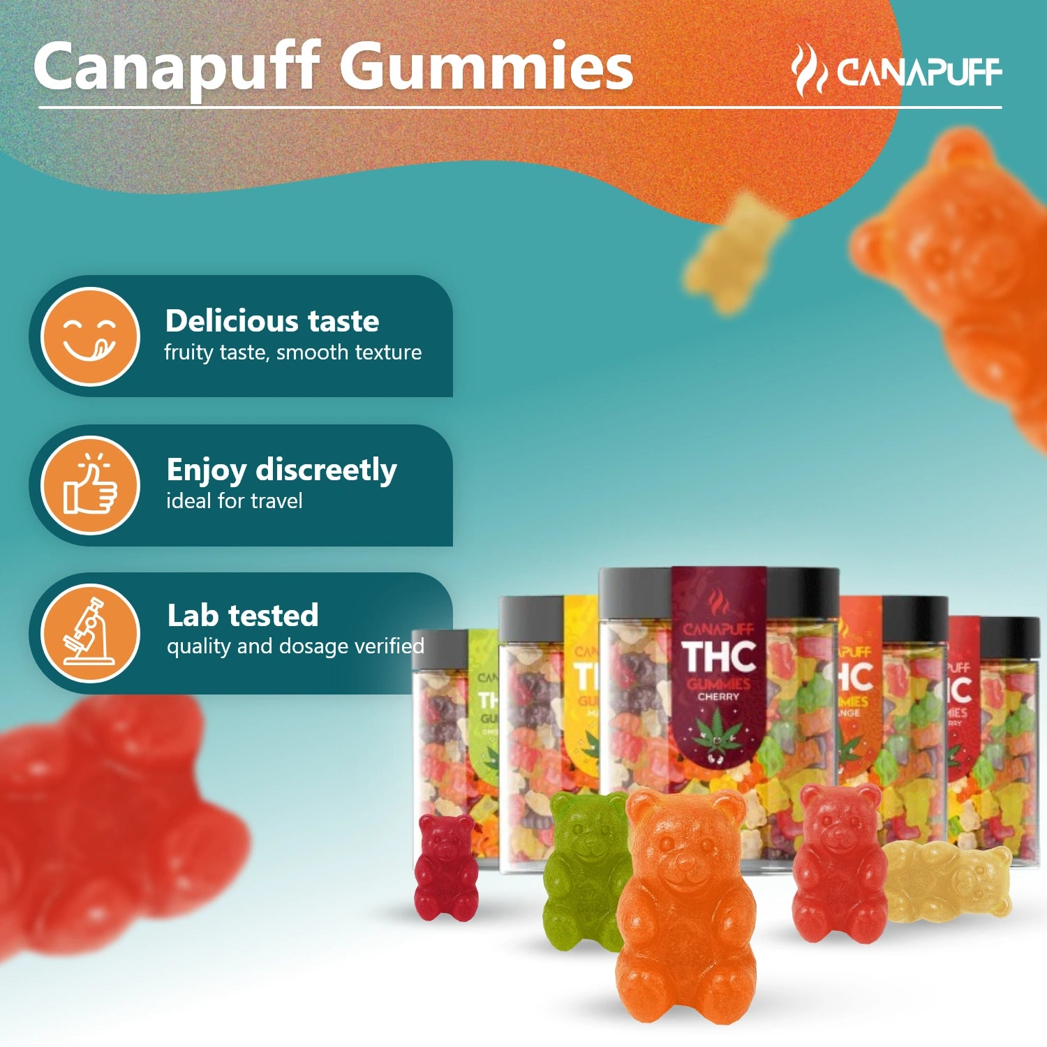 THC Gominolas Paquete (5 x 5 unidades)