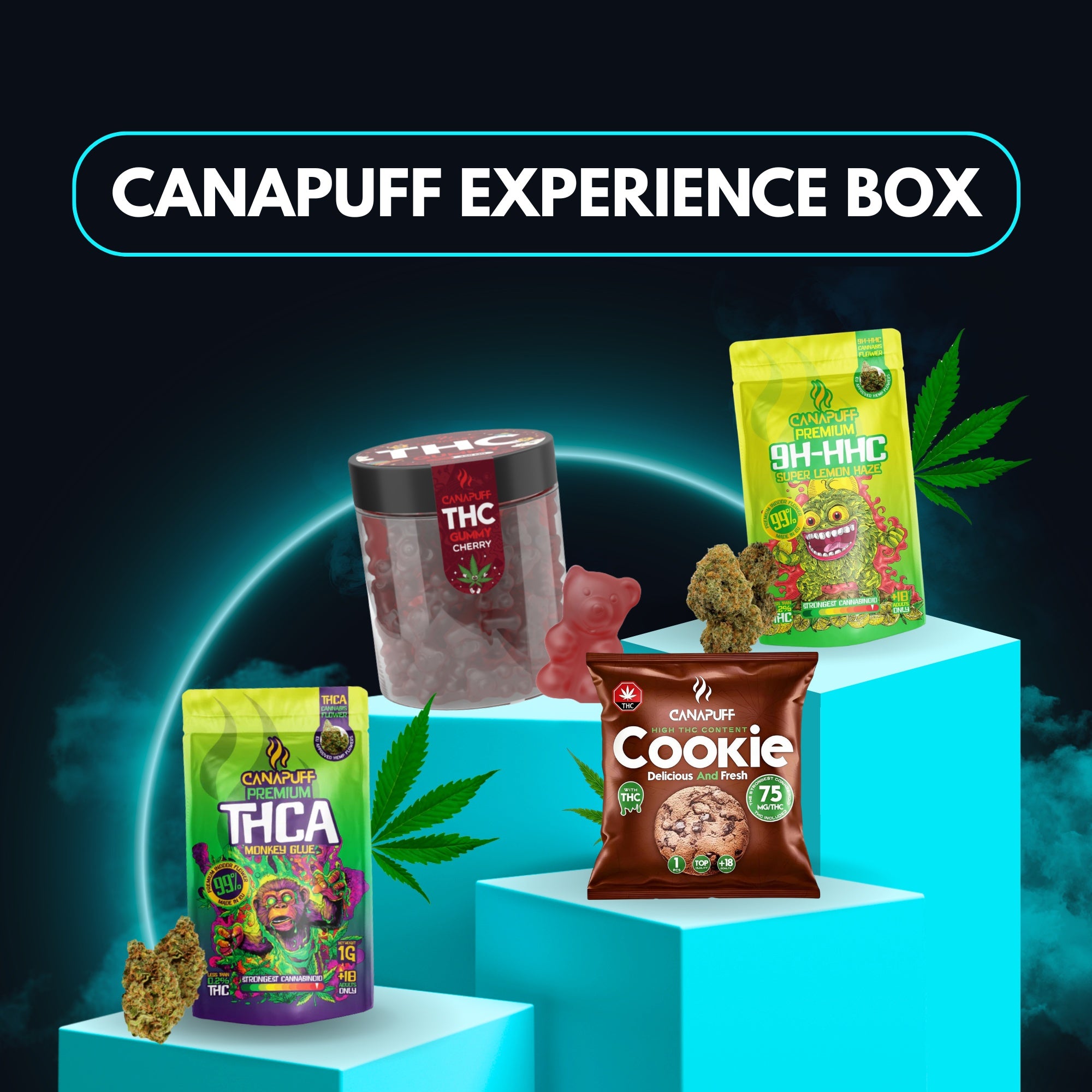 Canapuff Cutie cu experiențe