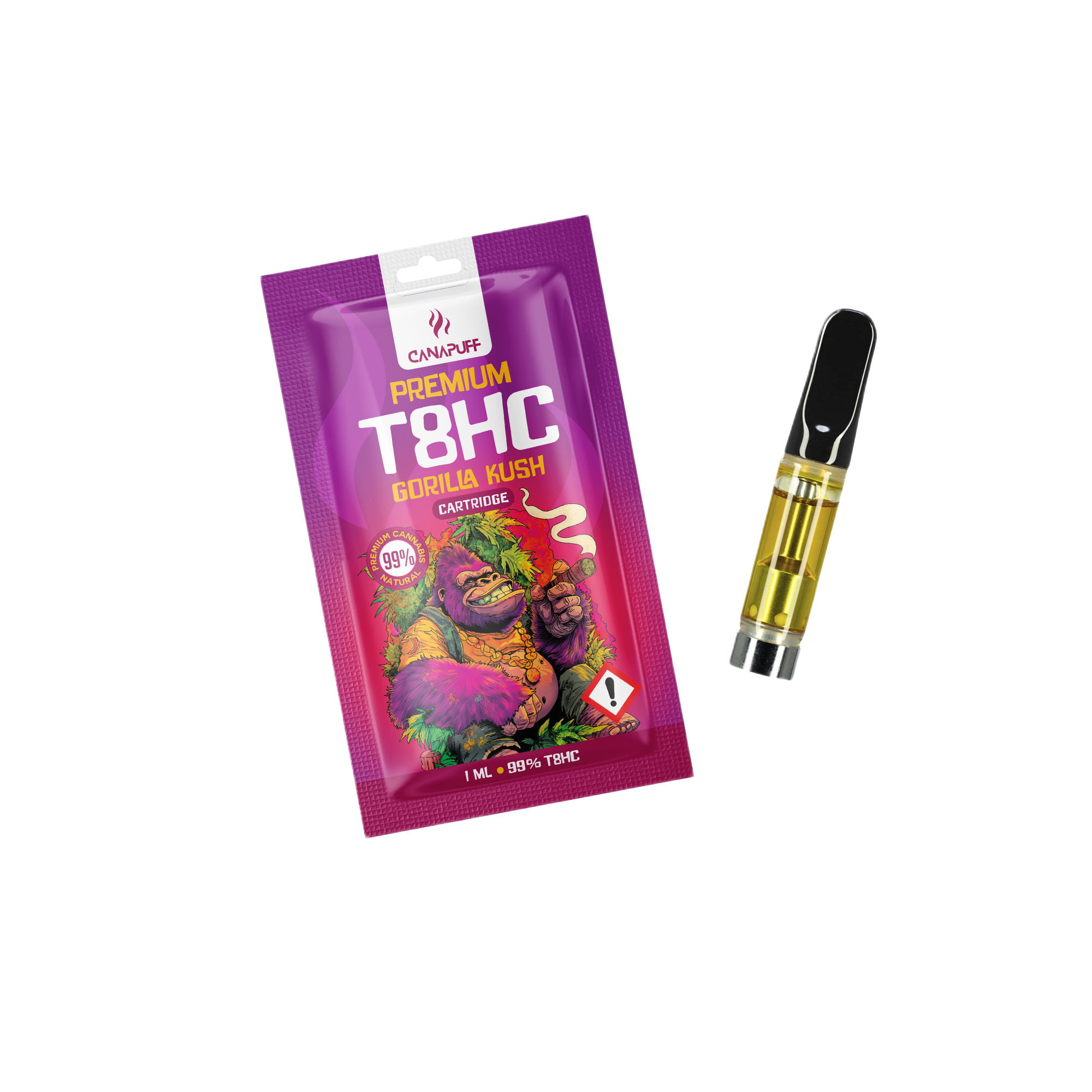 T8HC Cartridge Gorilla Kush 99%