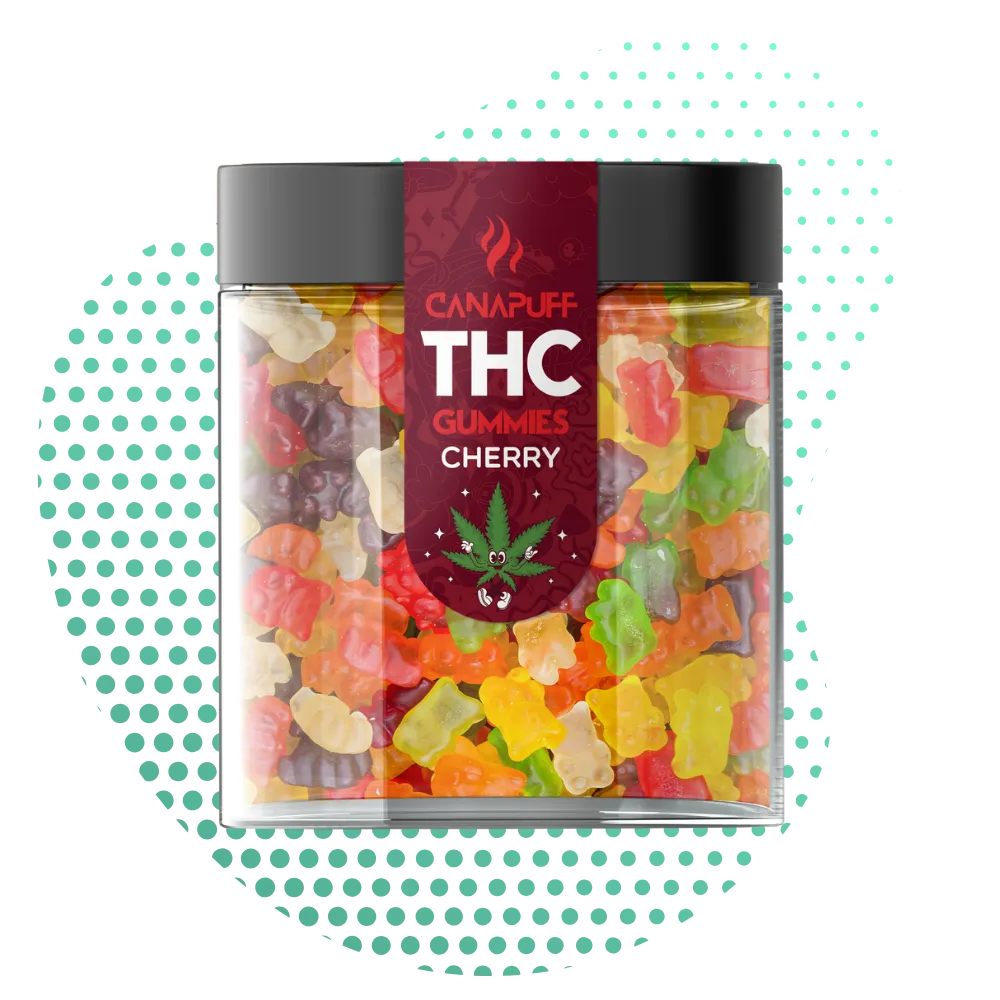 THC дъвчащи бонбони Cherry-Canapuff