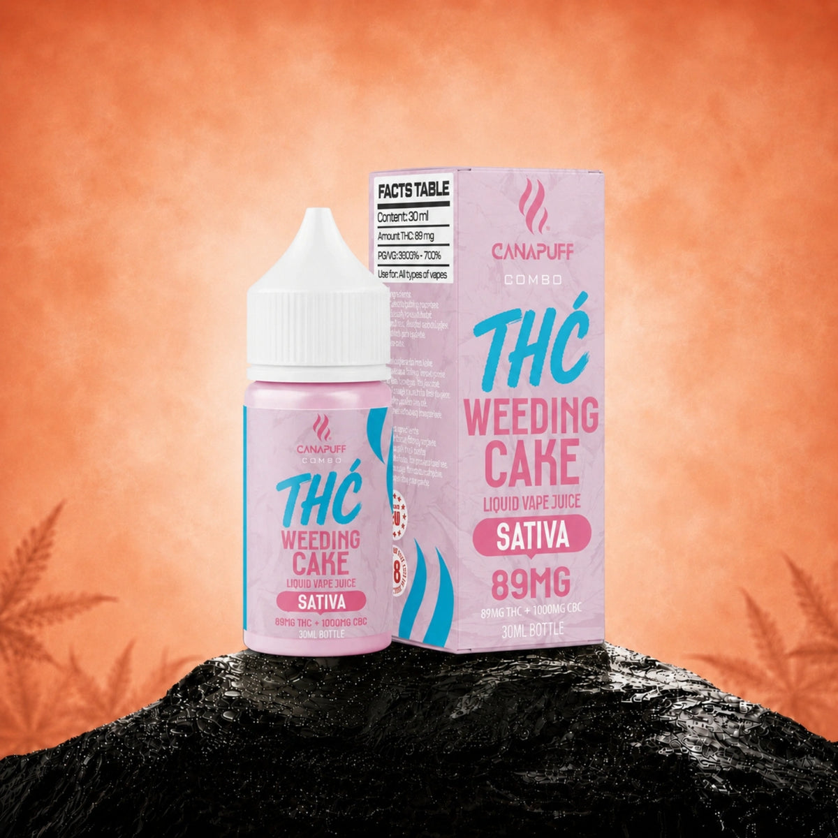 Delta 9 Liquid Wedding Cake 30ml | Canapuff