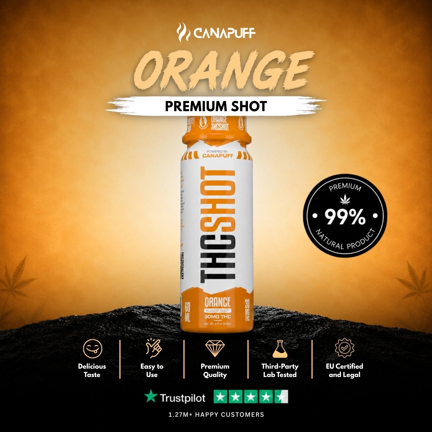 THC SHOT Naranča 60ml