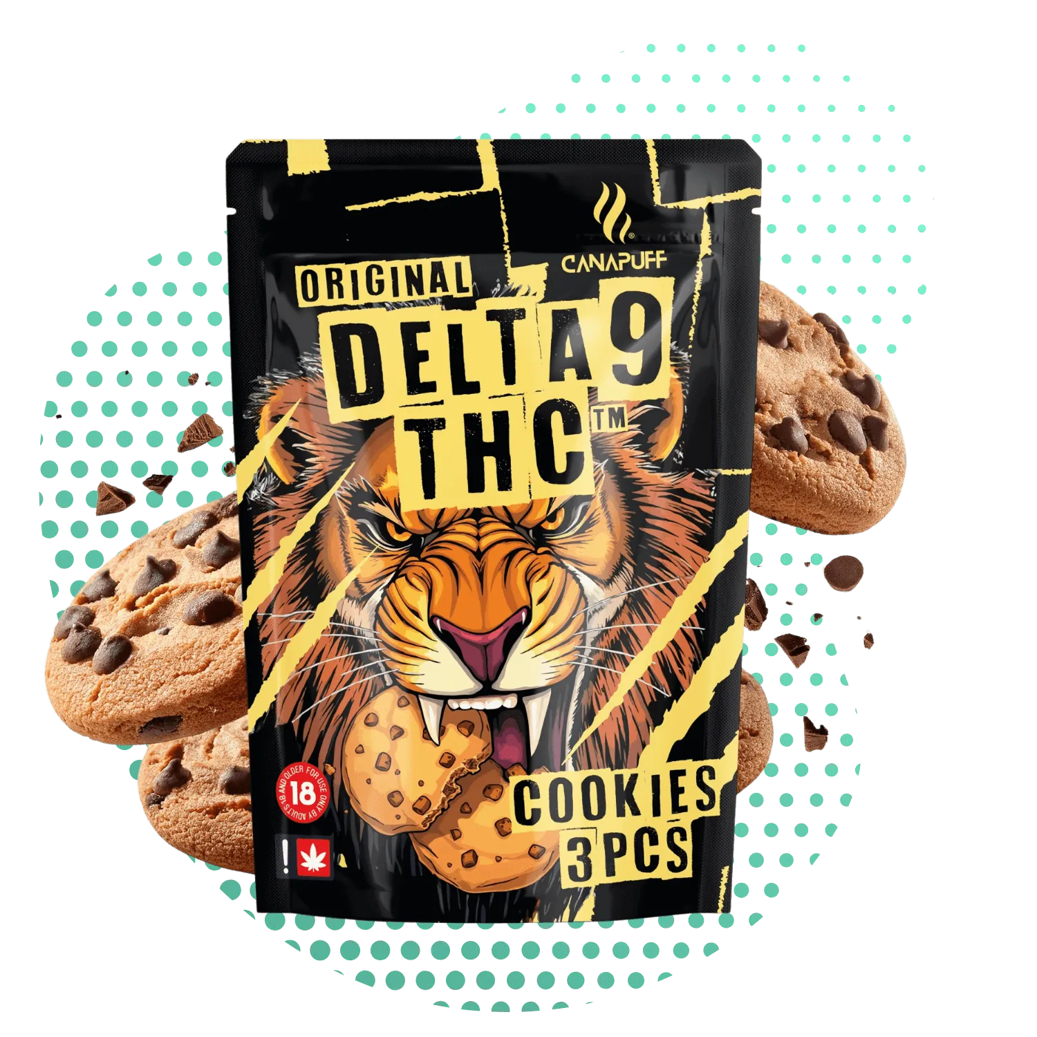 Delta 9 THC Cookies-Canapuff