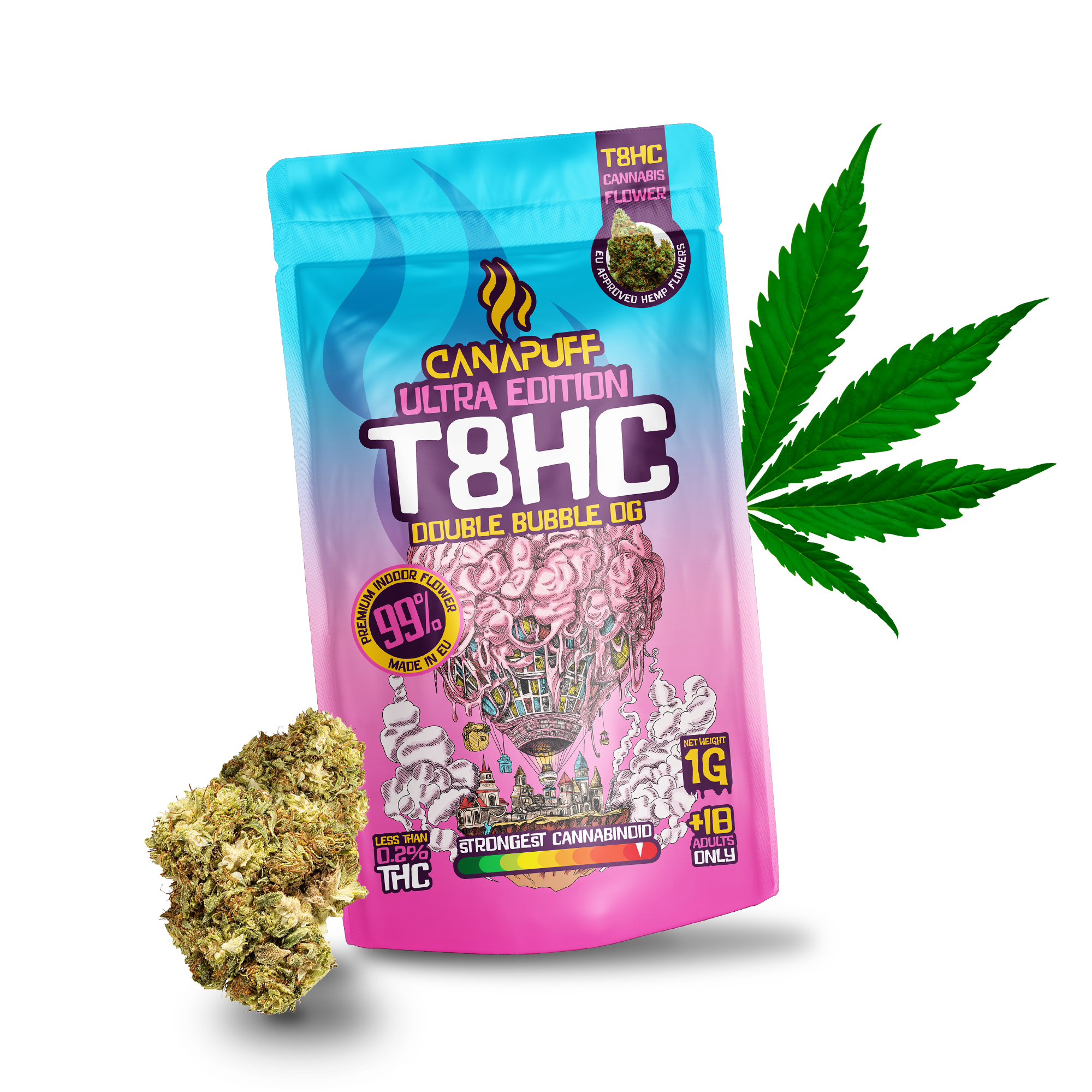 T8HC Flowers Double Bubble Ultra Edition 99%