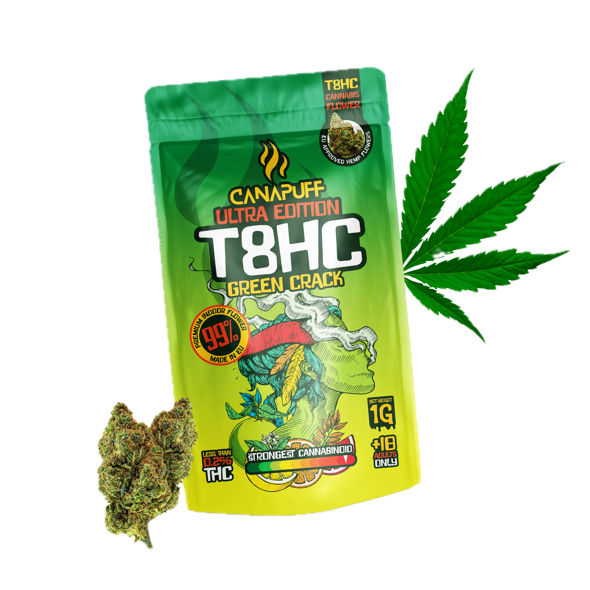 T8HC Bloemen Green Crack Ultra Edition 99%
