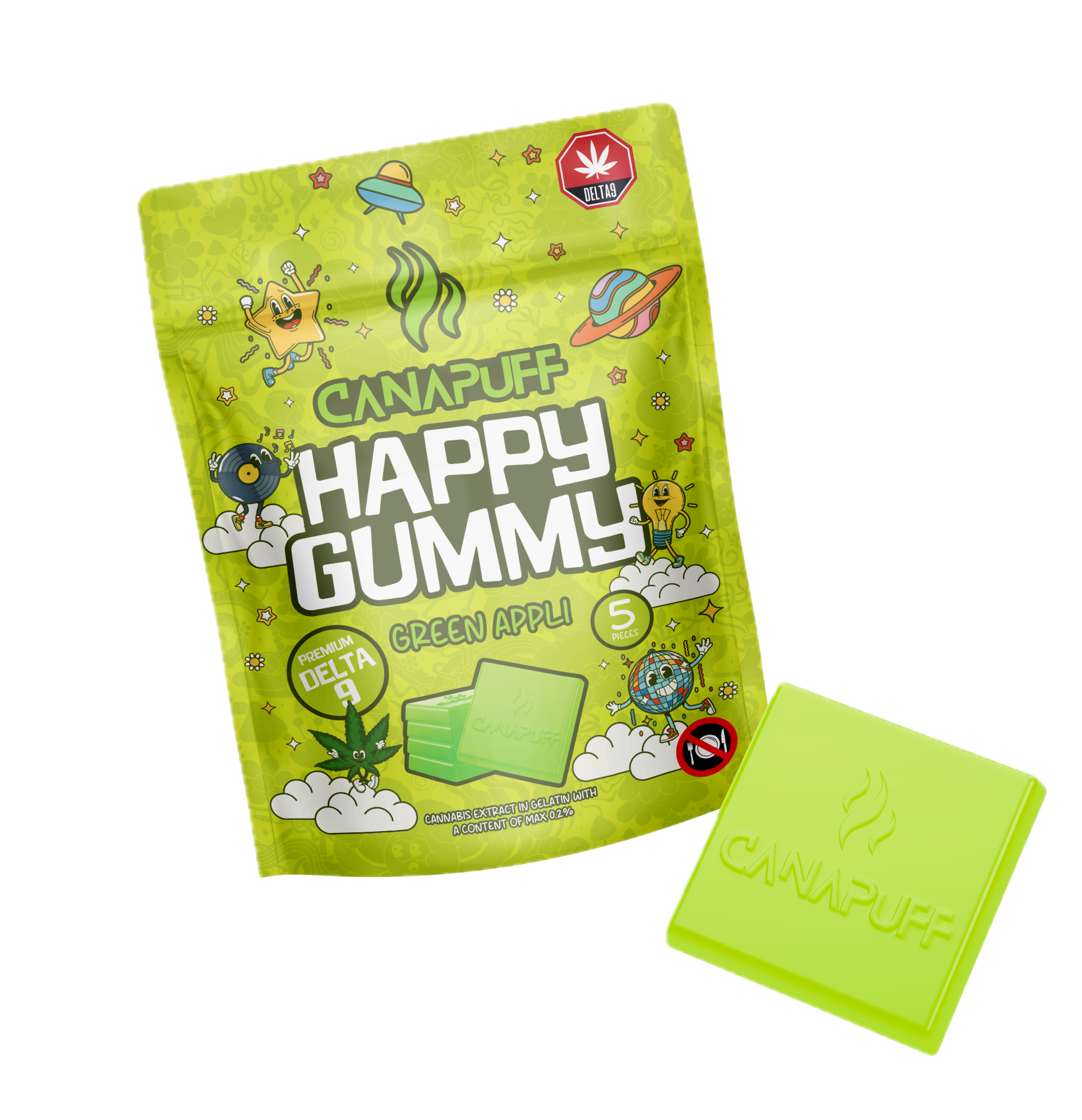 Delta 9 Gummy Green Appli