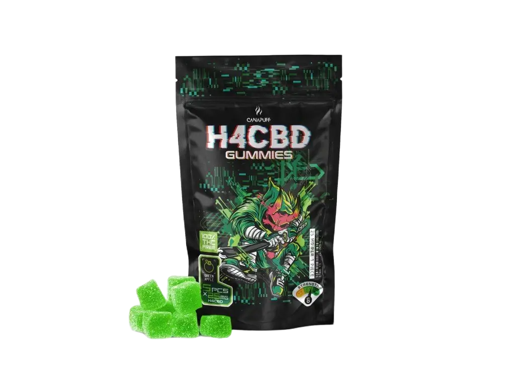 H4CBD Gummies Mela verde