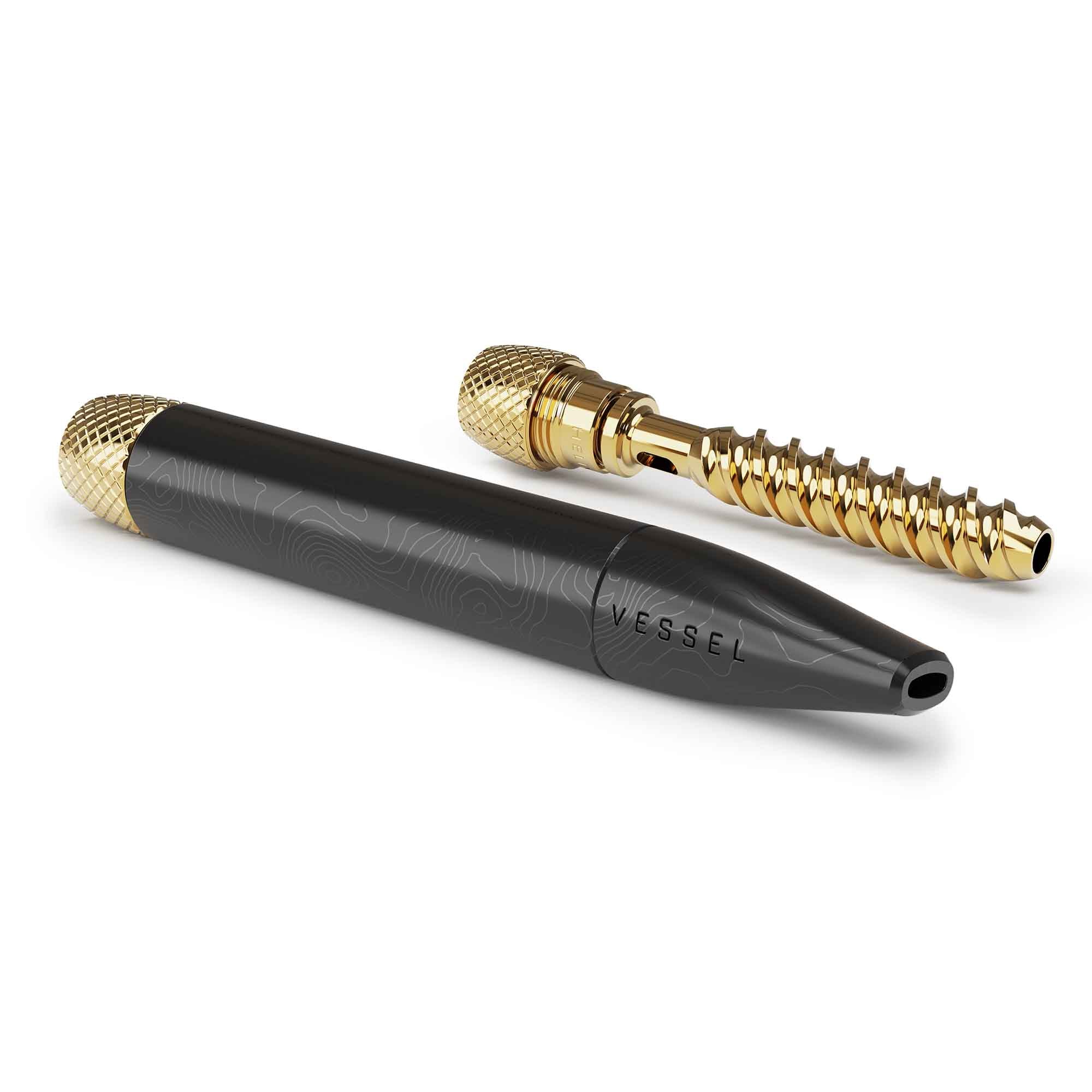 Pen Vessel assemblé avec embout buccal Helix doré