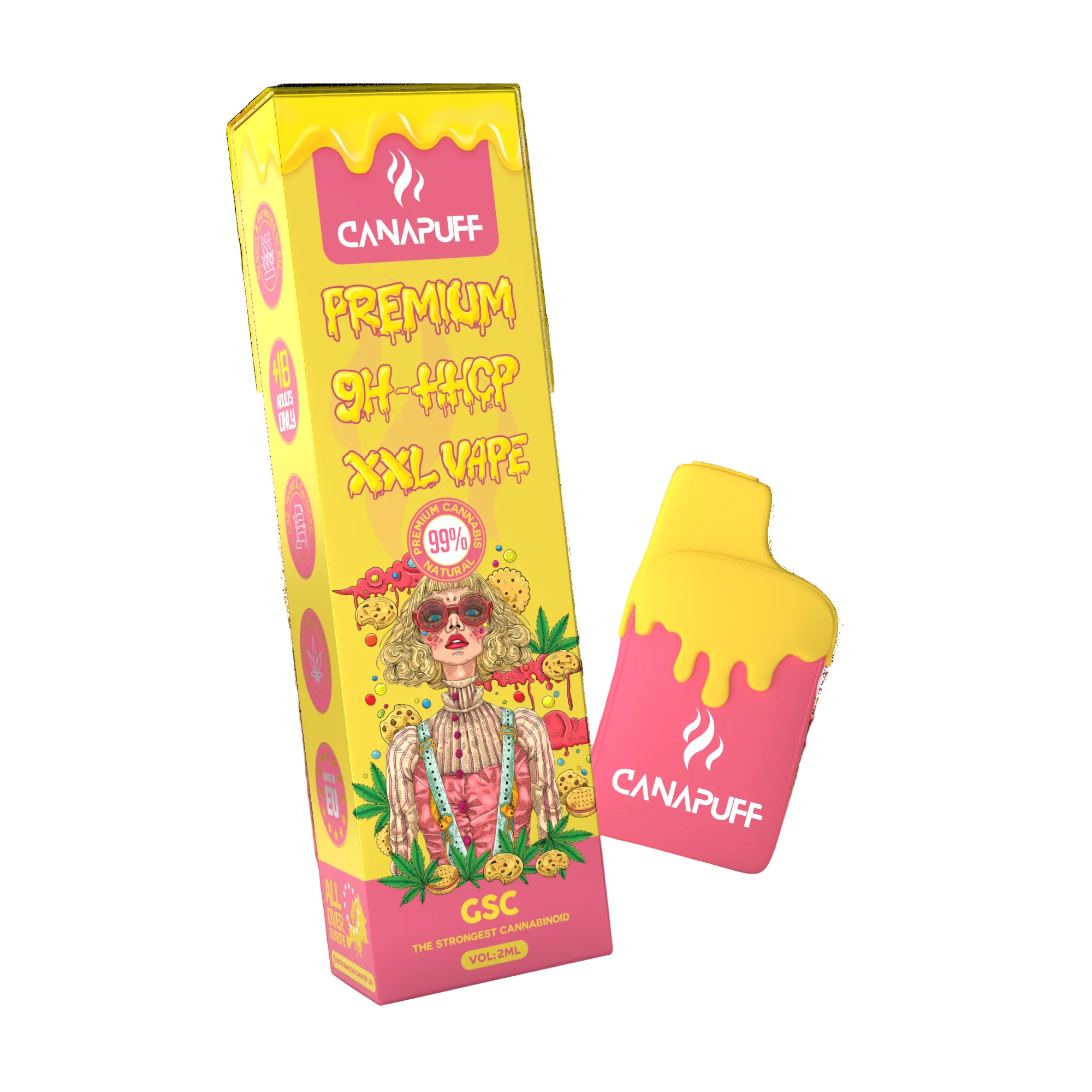 elfbar elfa kaufen FVKD Exotics Crumble THCp + HHCp + D8 Disposable Vape 3.5g main image 0