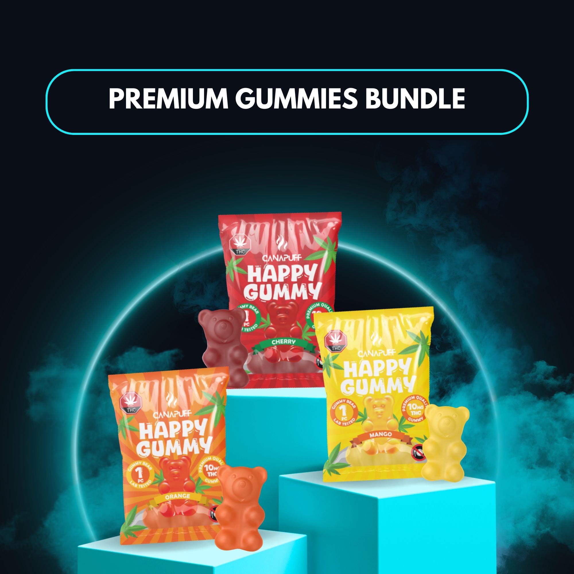 Υψηλής ποιότητας Gummies Bundle (3x5 τεμ.)