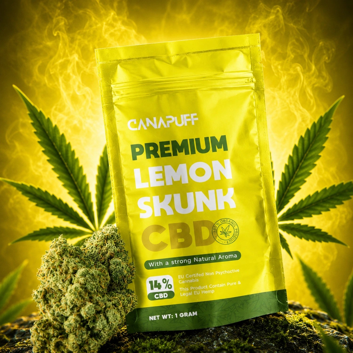CBD Květy Lemon Skunk 14%