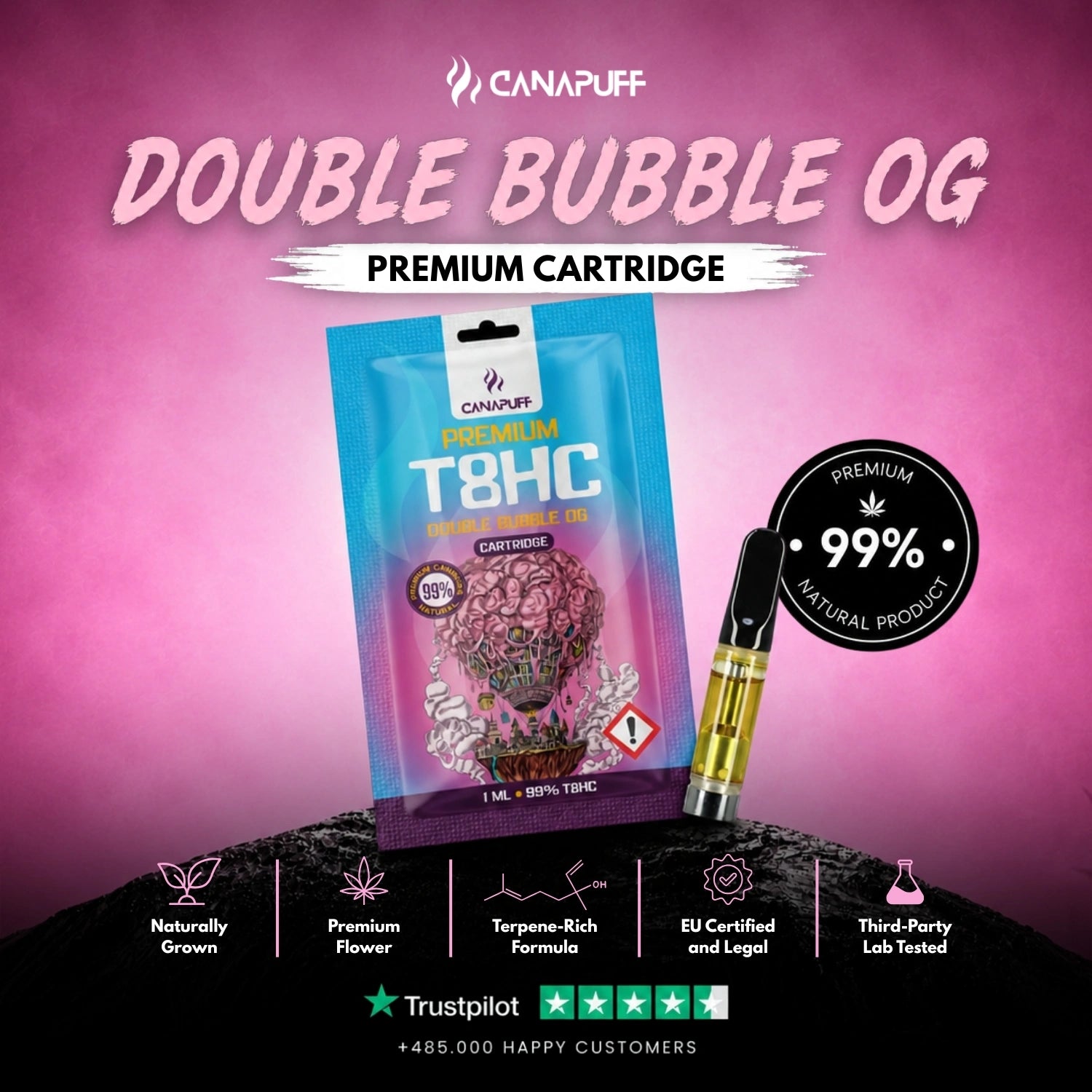 T8HC Wkład Double Bubble 99%