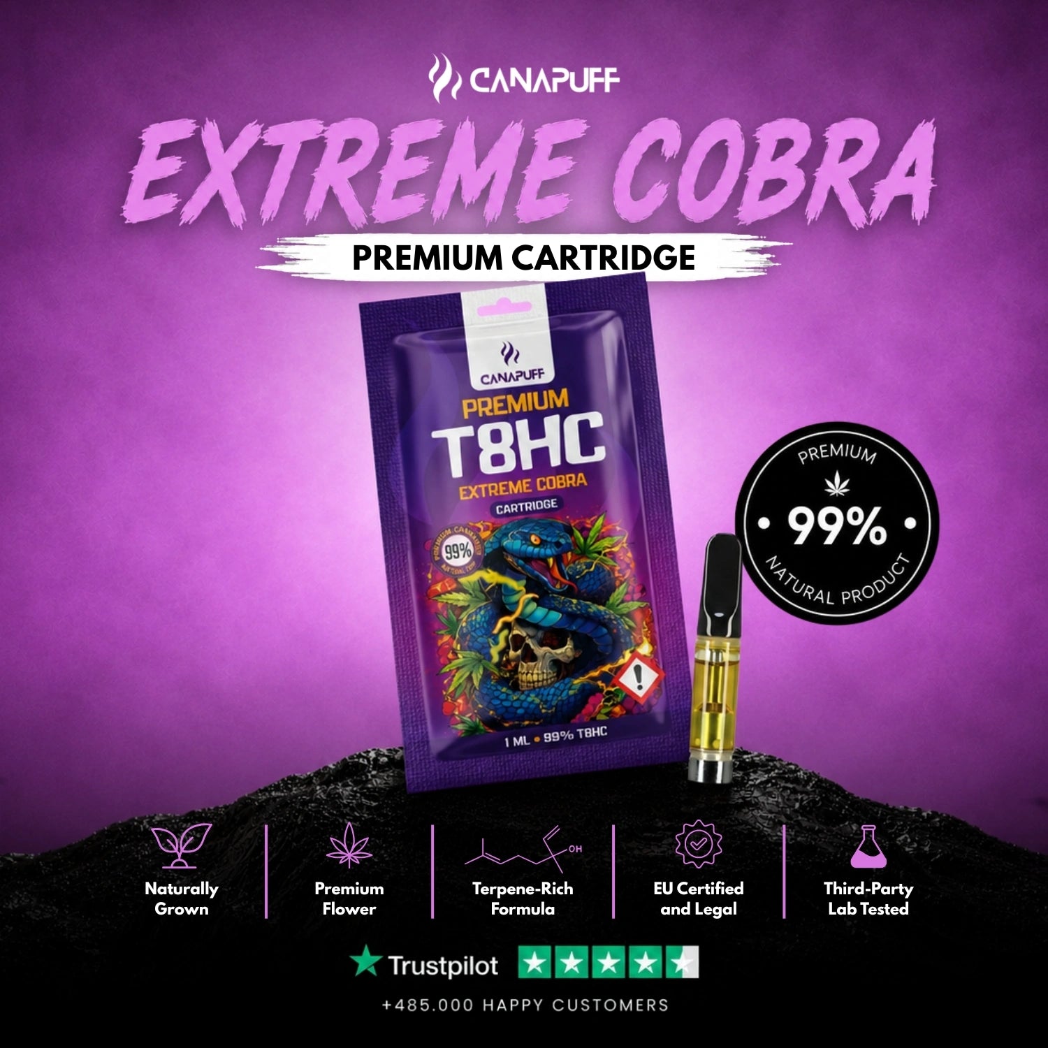 T8HC Kartridż Extreme Cobra 99%