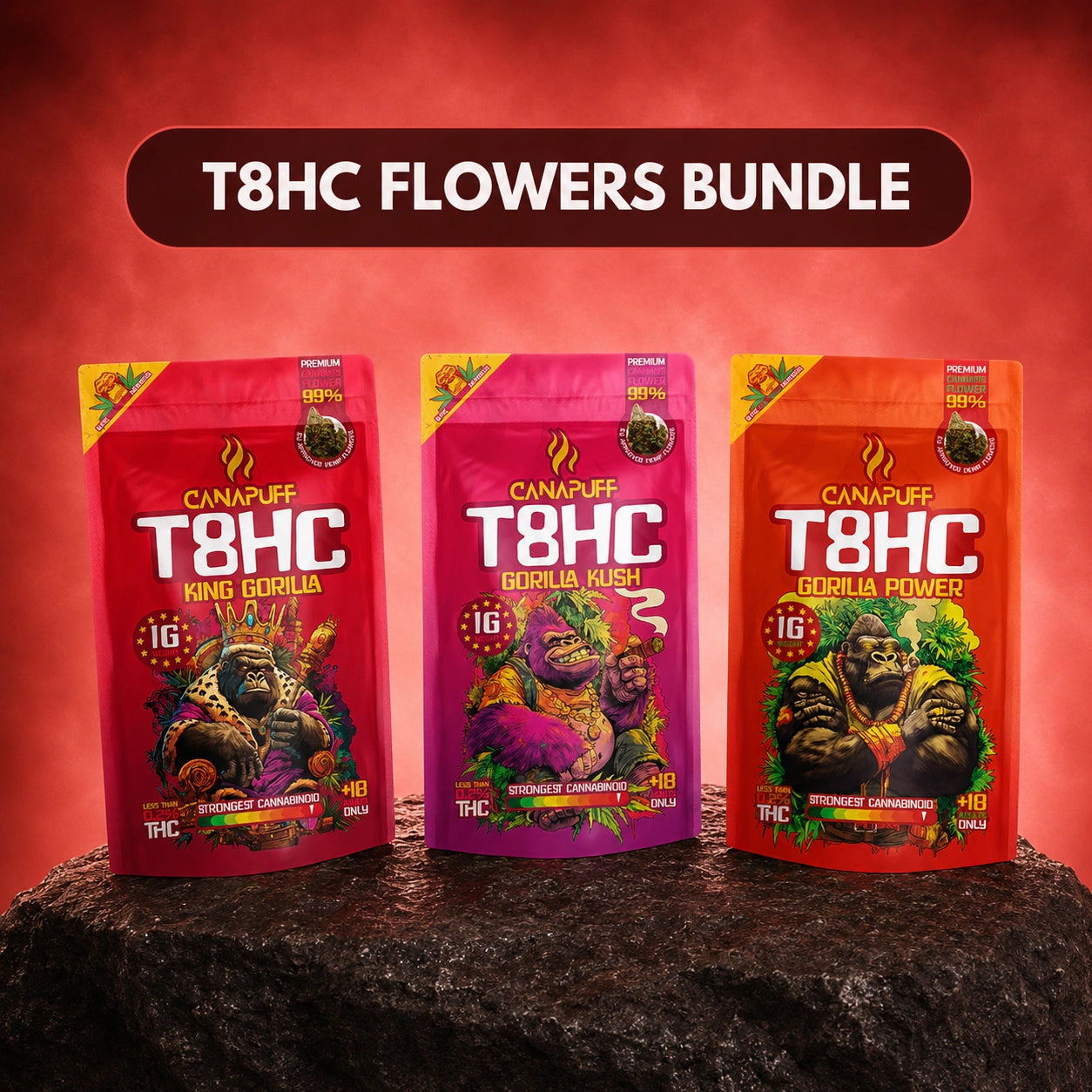 T8HC Fiori Bundle (3x1g)