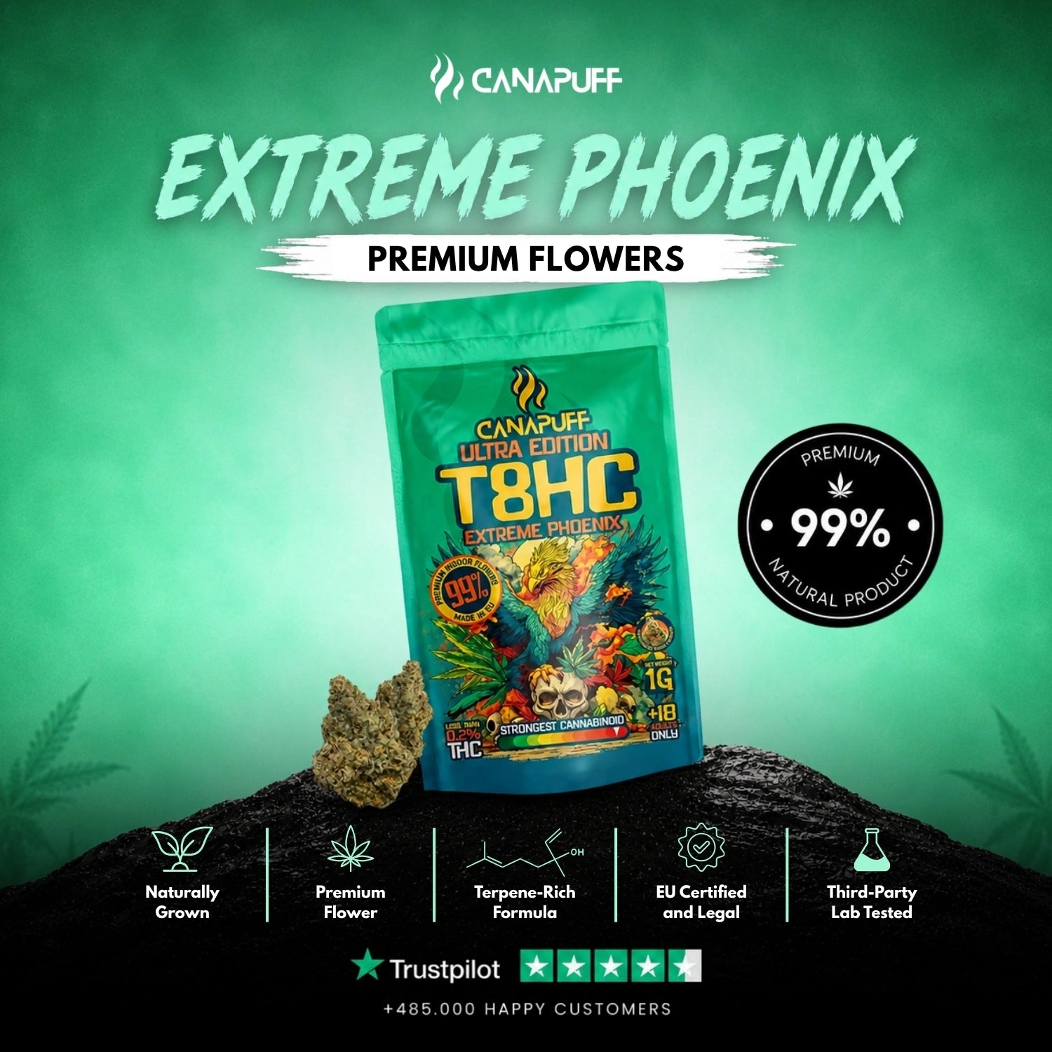 T8HC Cvjetovi Extreme Phoenix 99%