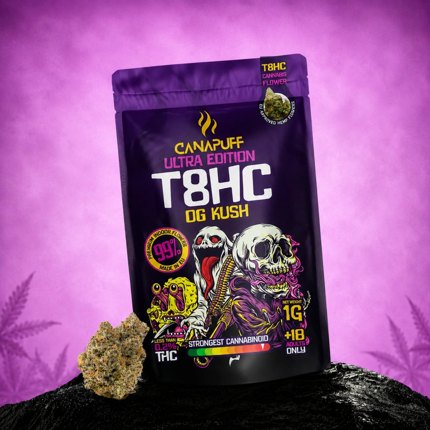 T8HC Flowers OG Kush Ultra Edition 99% - Premium Quality