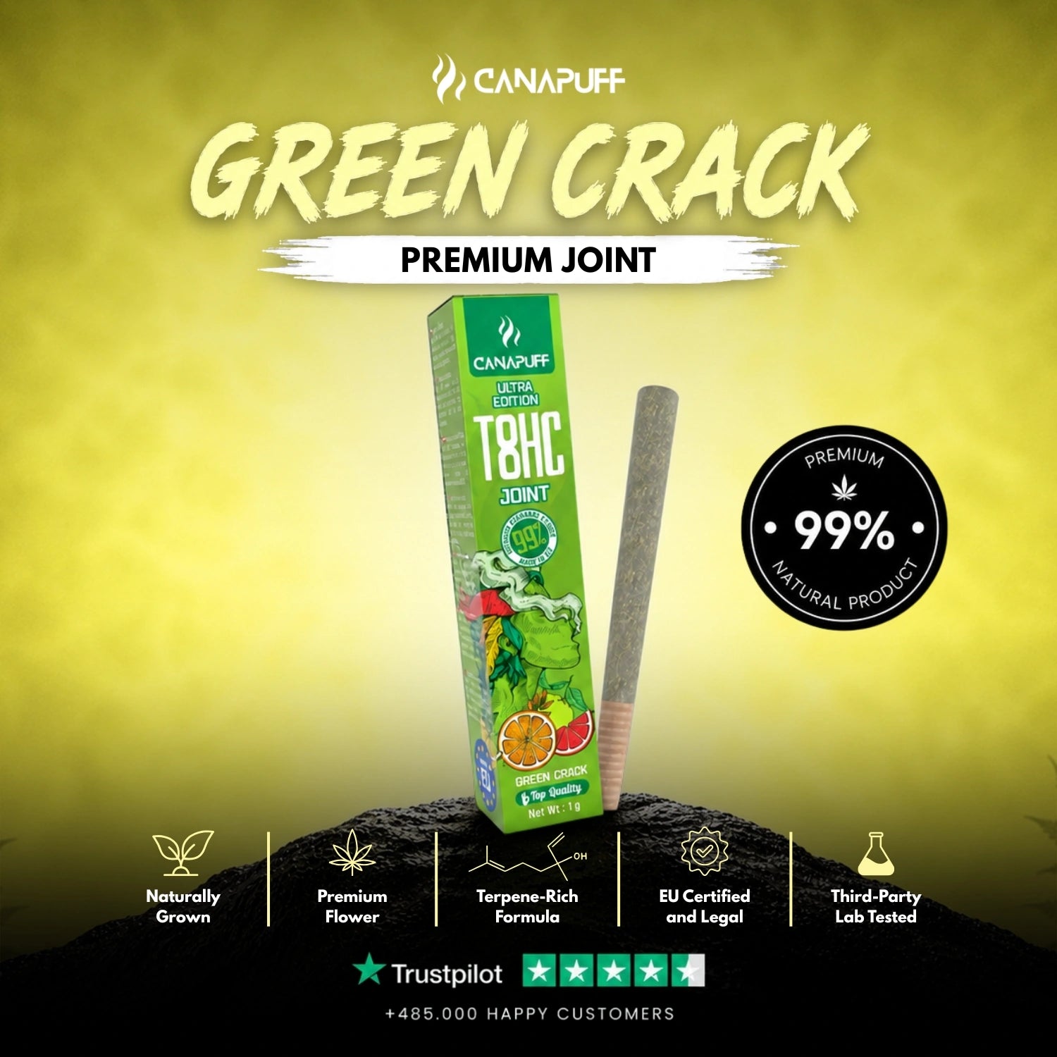 T8HC Joint Green Crack Ultra Edition 99% 1g