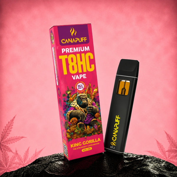 Canapuff T8HC Vape King Gorilla 95%, одноразовий pen 1 мл