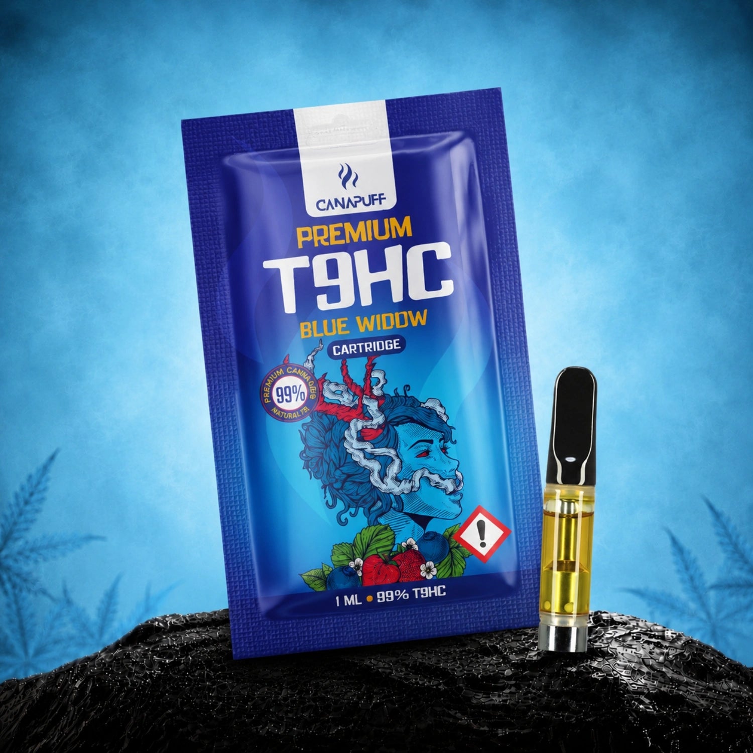 T9HC Cartridge Blue Widow 99%