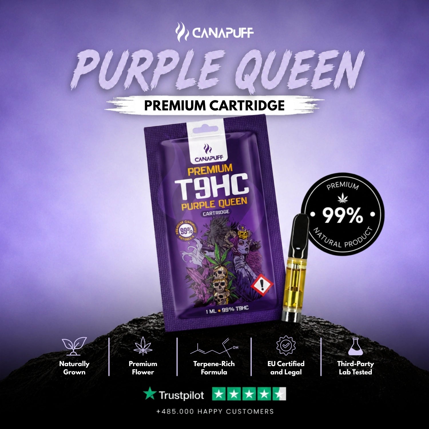 T9HC Kasetė Purple Queen 99%