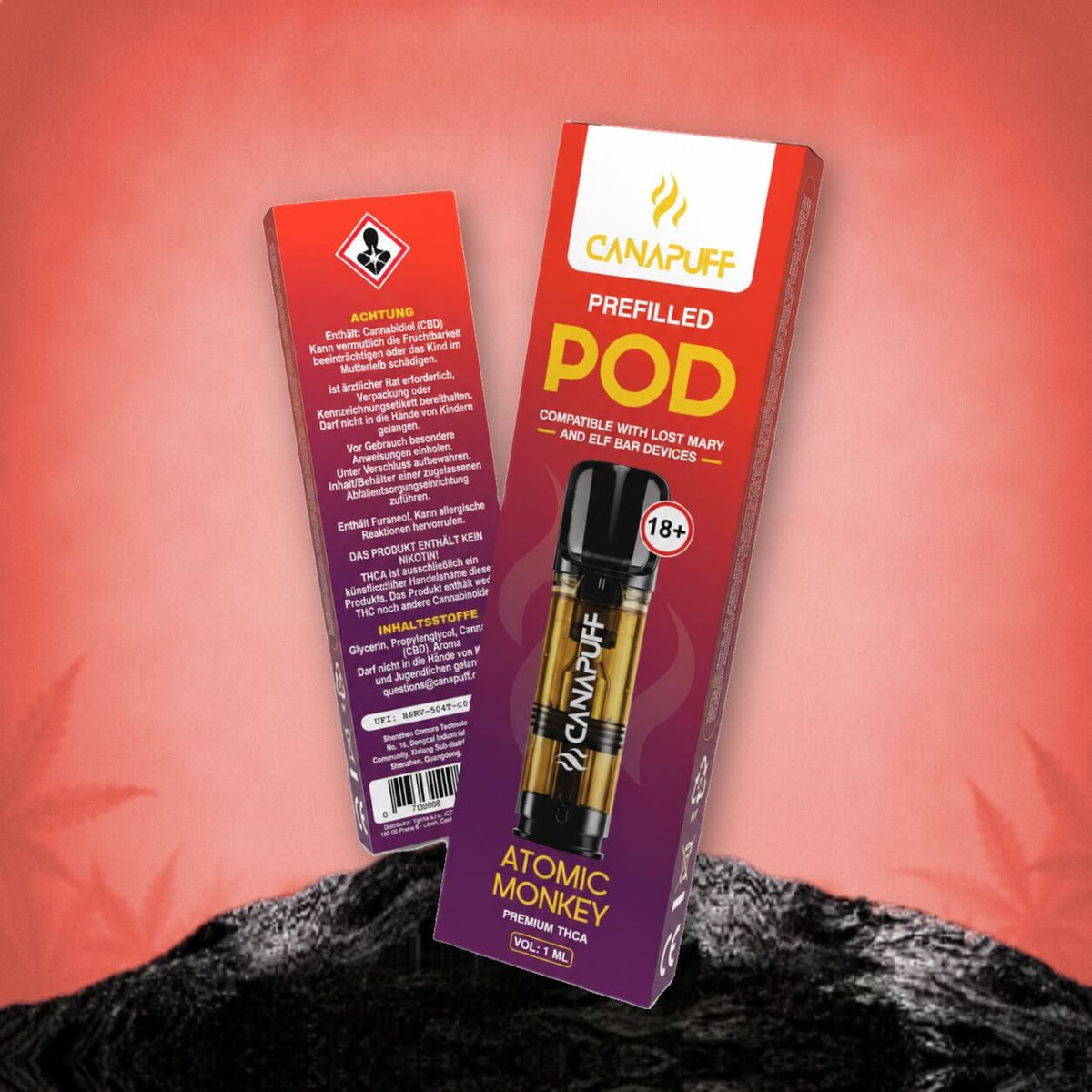 THCA POD Atomic Monkey 1 ml