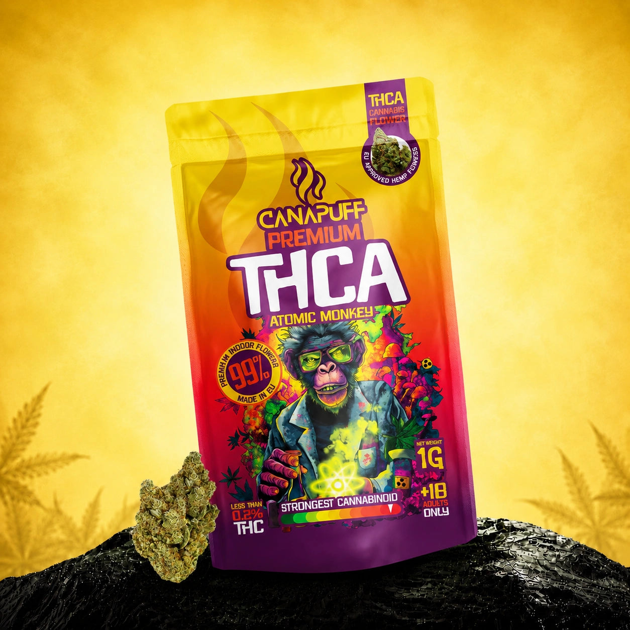 THCA Cvjetovi Atomic Monkey 99%