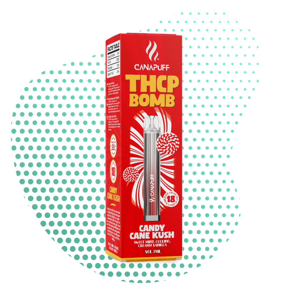 thcp bomb candy cane kush egyszeri használat 2ml