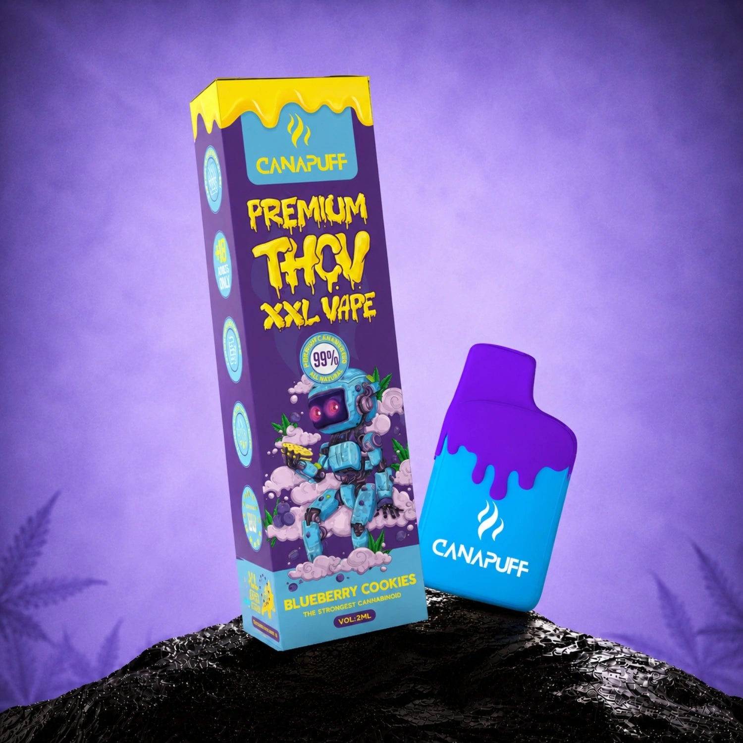 THCv Vape Μύρτιλο Cookies 99% 2 ml