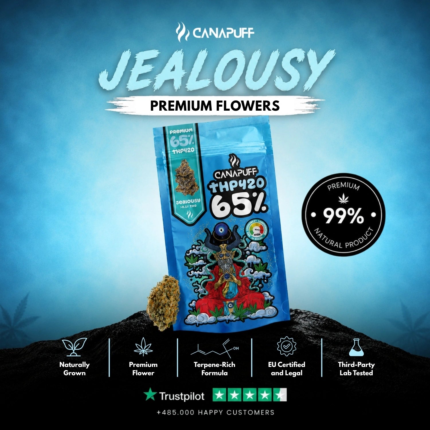 THP420 flori Jealousy 65%