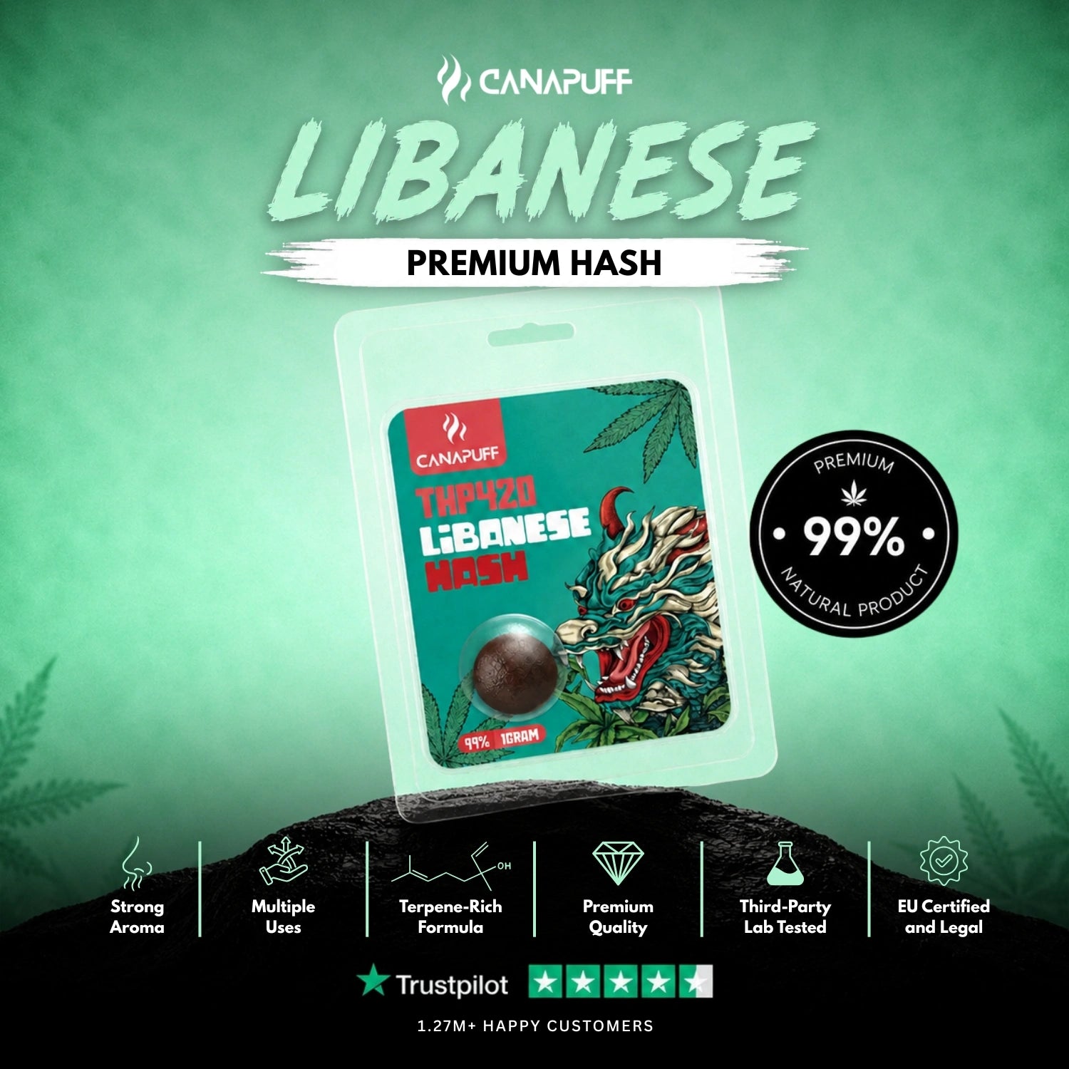 THP420 Хеш Libanese 99%
