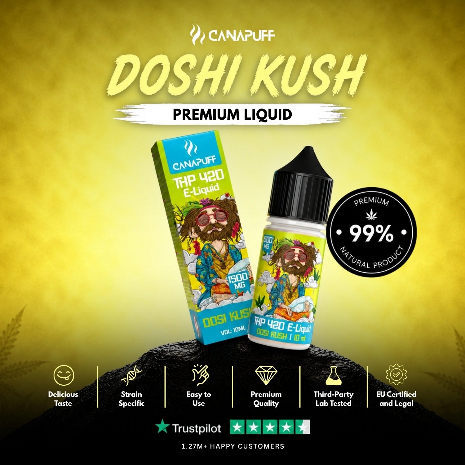 THP420 Liquid Dosi Kush 1.500mg
