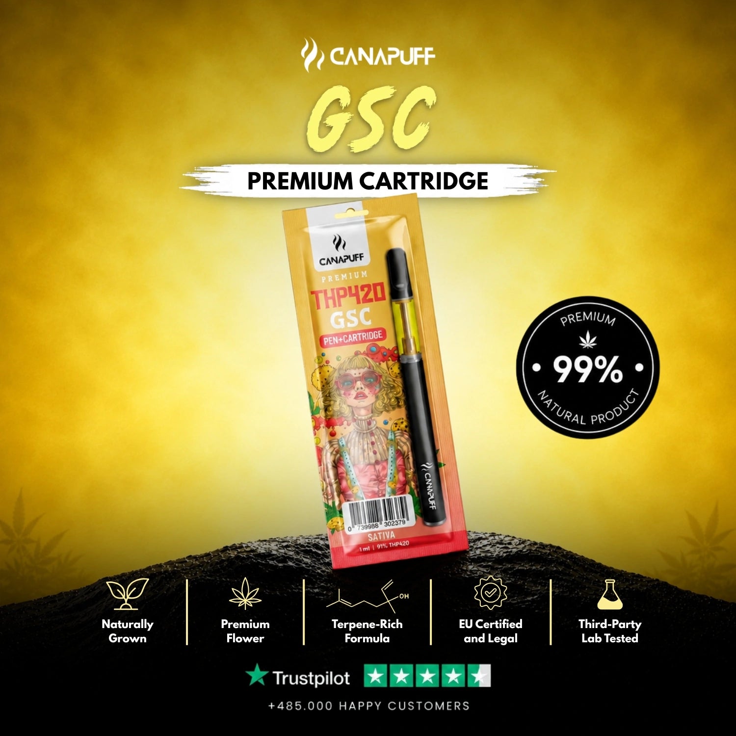 THP420 Pen+Cartridge GSC 79%