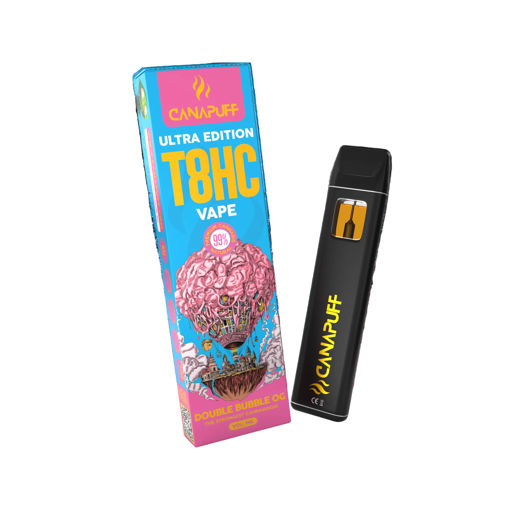 t8hc vape T8HC Vape 1 ml Canapuff Green Crack 99 % main image 1