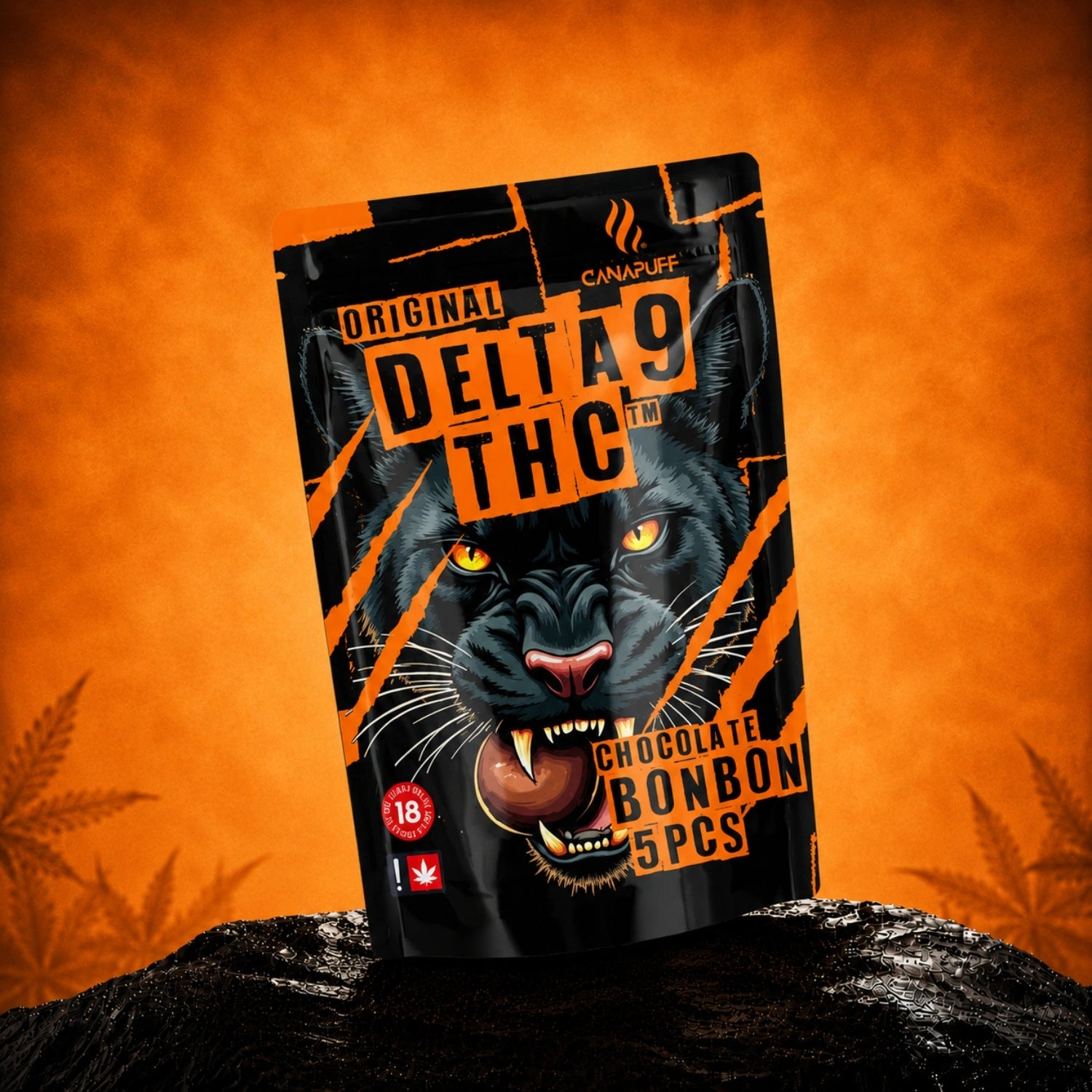 Bonbon al cioccolato con THC Delta-9