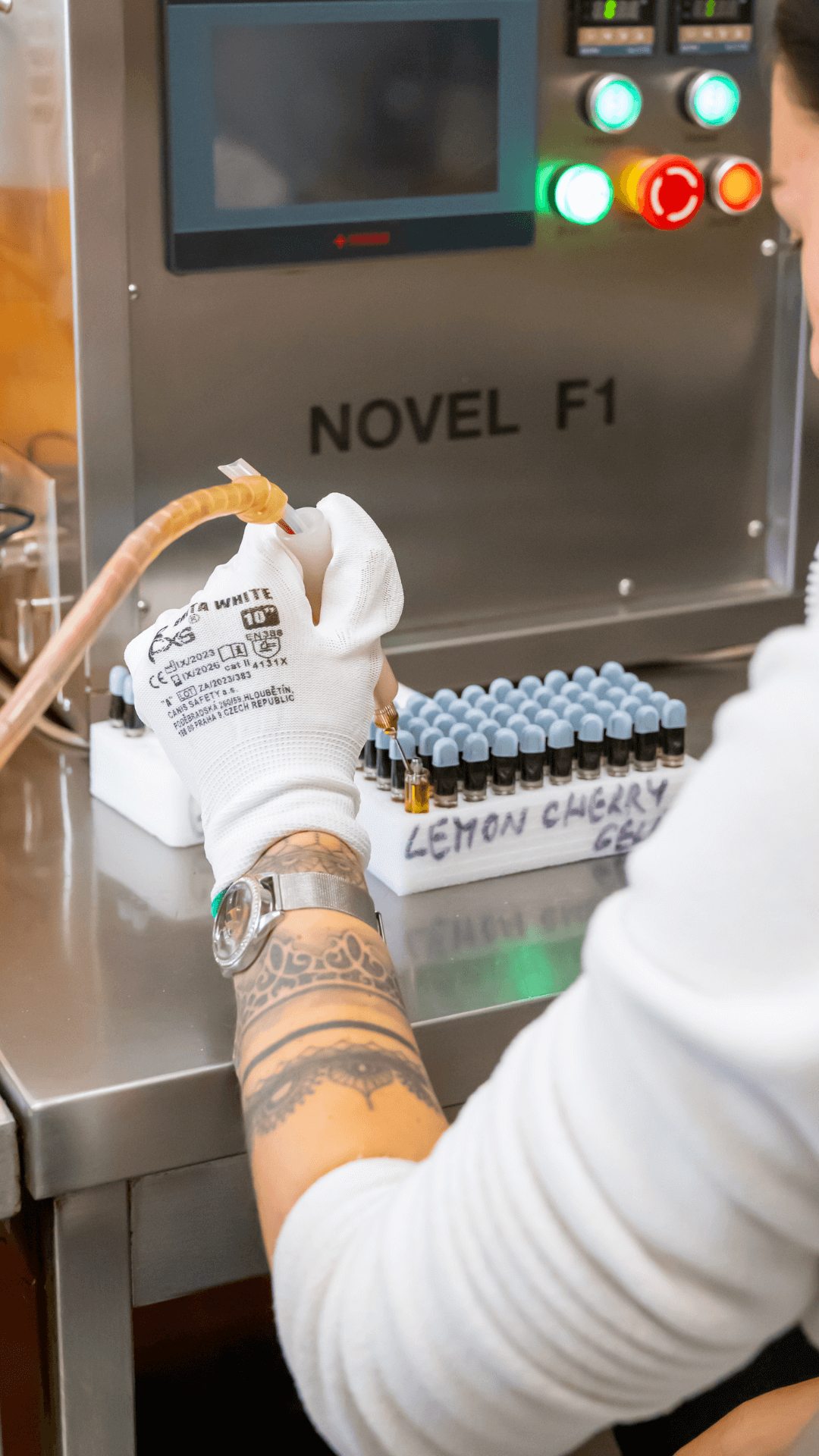 THC i Labor testning mittskott vinkel