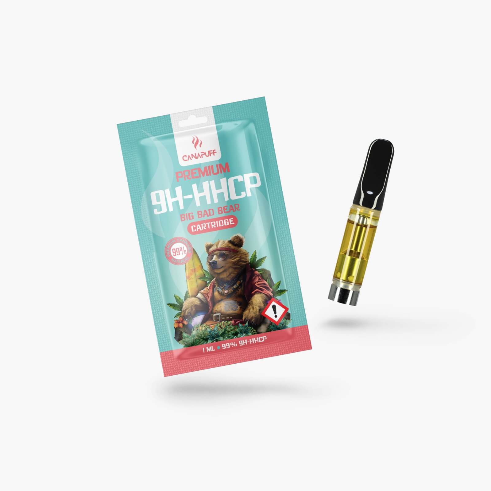 9H-HHCP Cartridge Big Bad Bear 99%