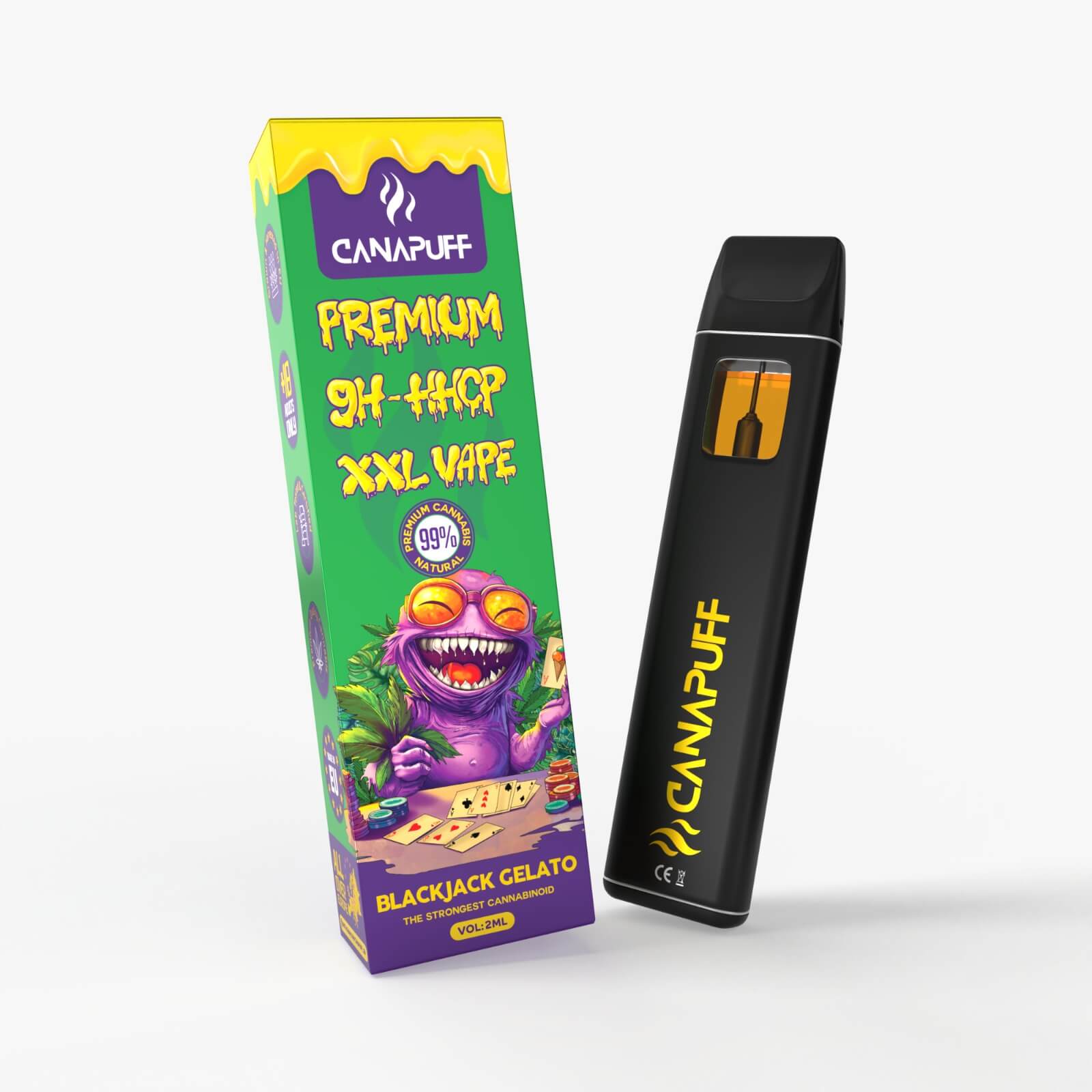 9H-HHCP XXL Vape Blackjack Gelato 99% 2ml